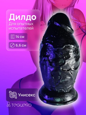 Дилдо фаллоимитатор Barrel, черный, 14 см - фото NaN